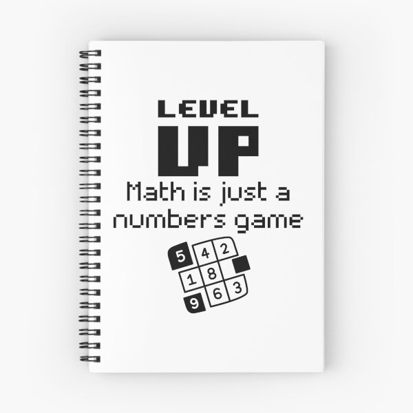 Item preview, LEVEL UP - Mathematics is Just a Numbers Game! designed and sold by MPC-Mince-Pies.
