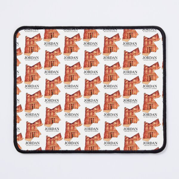 Item preview, Jordan Map The Rose City of Petra Art designed and sold by AbulailArt.
