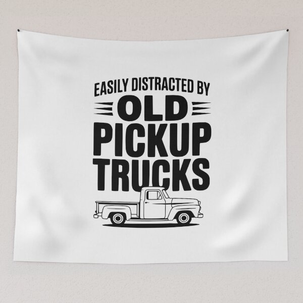 Item preview, Easily Distracted by Old Pickup Trucks designed and sold by Frank Ring.