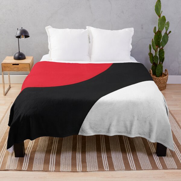 Item preview, Red Black White Geometric Design – Bold Minimalist Art designed and sold by PandaTShirtShop.