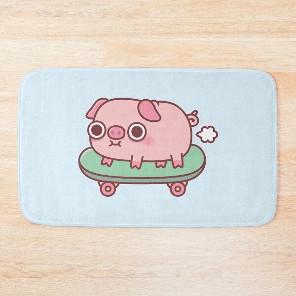 Item preview, Cute Farting Pig On Skateboard Funny designed and sold by rustydoodle.