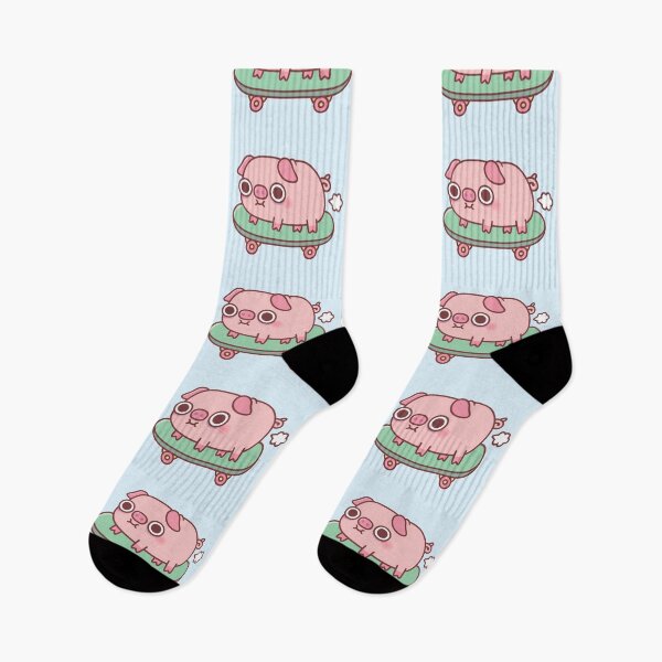 Item preview, Cute Farting Pig On Skateboard Funny designed and sold by rustydoodle.