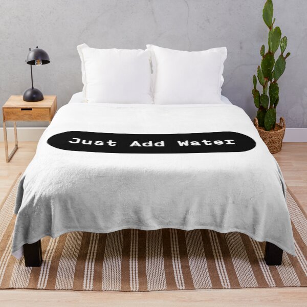 Item preview, Just Add Water Sticker – Minimal Summer Hydration Design designed and sold by Identity Club Co.