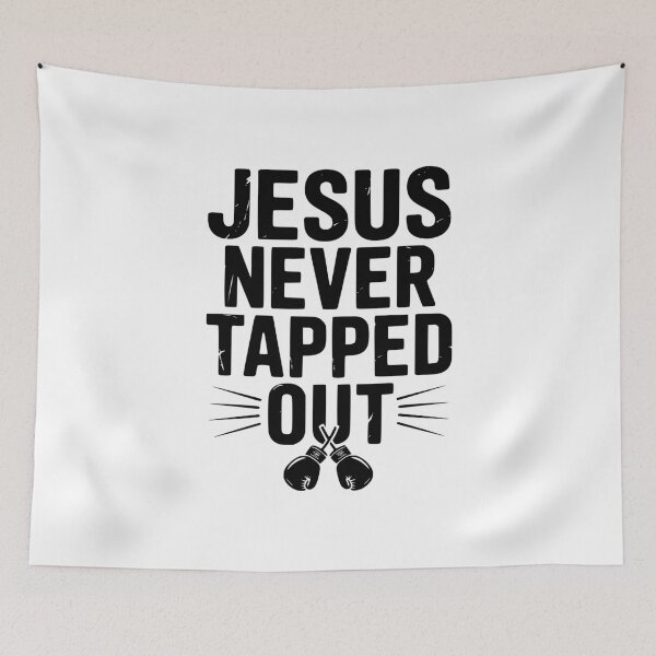 Item preview, Jesus Never Tapped Out designed and sold by Frank Ring.