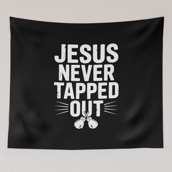 Item preview, Jesus Never Tapped Out designed and sold by Frank Ring.