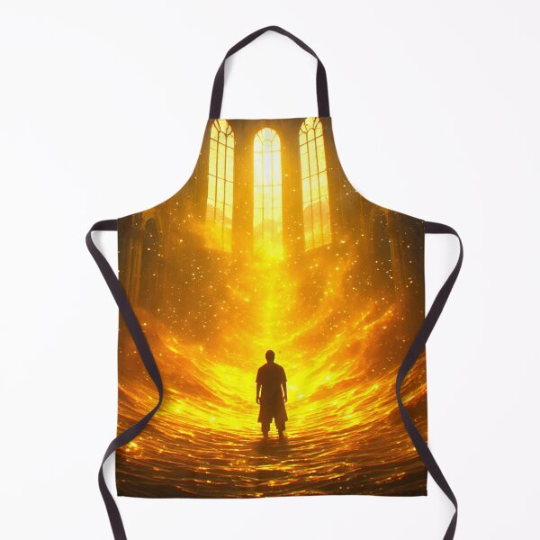 Item preview, Cinematic Art: A Wanderer Amidst Golden Aura 4 designed and sold by Gryfonarts.