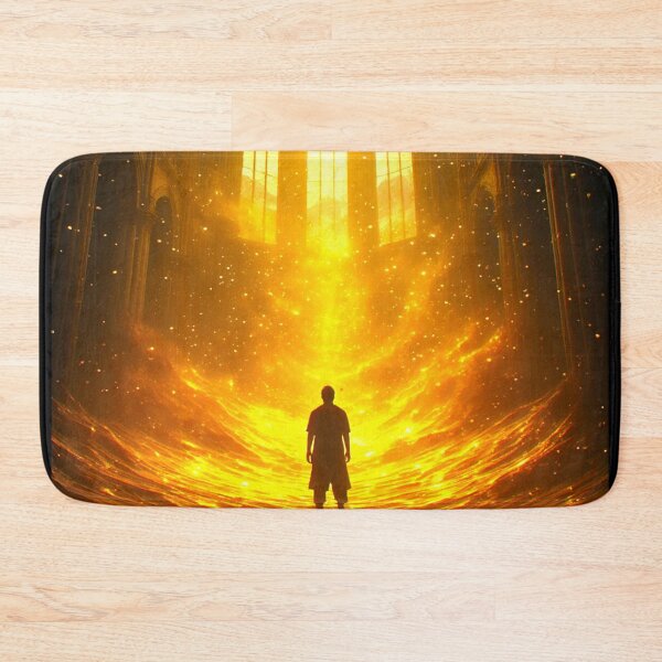 Item preview, Cinematic Art: A Wanderer Amidst Golden Aura 4 designed and sold by Gryfonarts.
