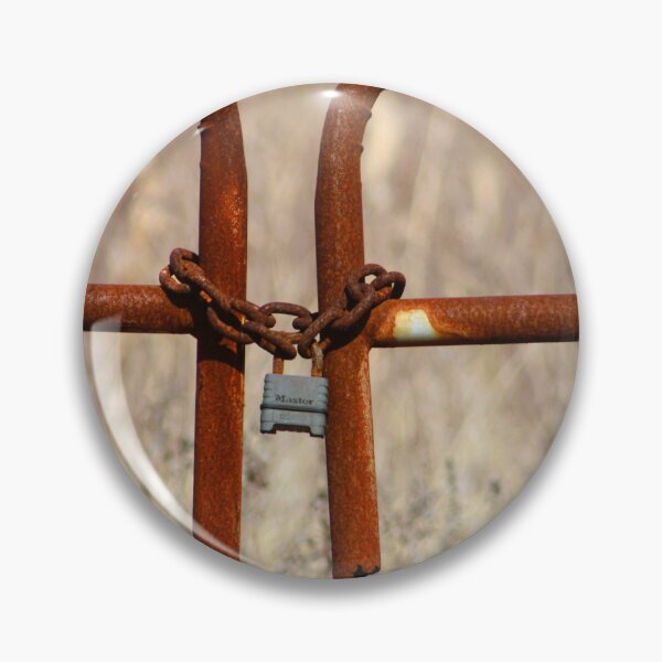 Item preview, Rusty Gate with Padlock designed and sold by Cynthia48.