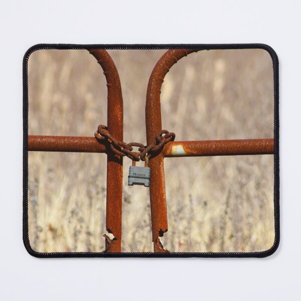 Item preview, Rusty Gate with Padlock designed and sold by Cynthia48.