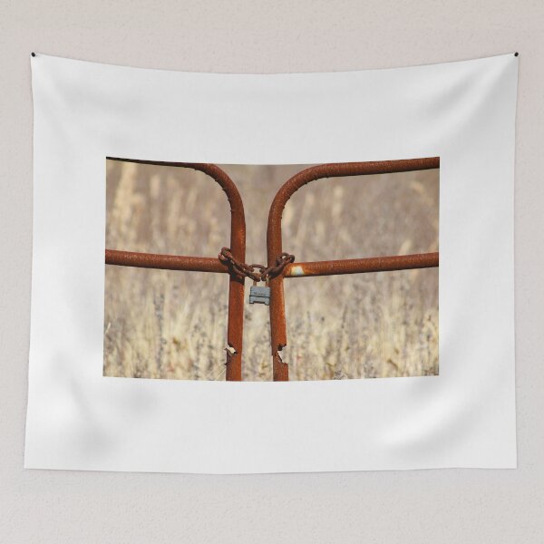 Item preview, Rusty Gate with Padlock designed and sold by Cynthia48.