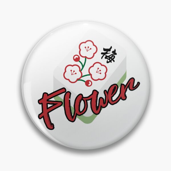 Item preview, Mahjong Flower designed and sold by Nicole DeAngelis Art .