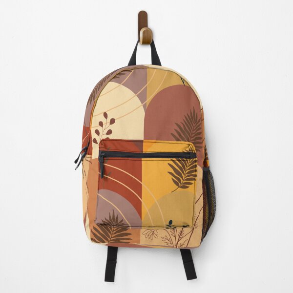 Item preview, Retro Botanical Arch Pattern – Mid Century Modern Earth Tone Leaf Design designed and sold by simpleyetcanva.
