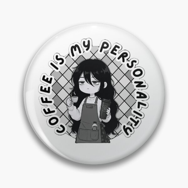 Item preview, Coffee is My Personality Relatable Chibi Barista Illustration designed and sold by Jingky.