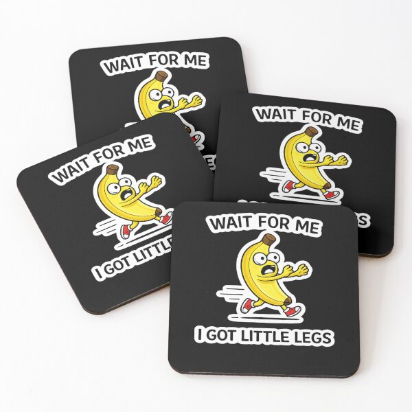 Item preview, Wait For Me I Got Little Legs Funny Banana Runnin designed and sold by VibeOffline Studio.