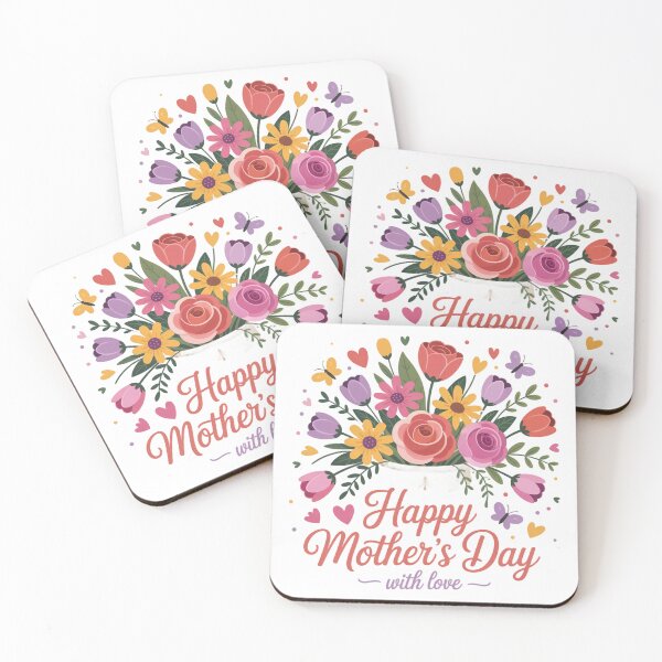 Item preview, Happy Mother's Day Vibrant Floral Bouquet with Love designed and sold by Midnight Veil Designs.
