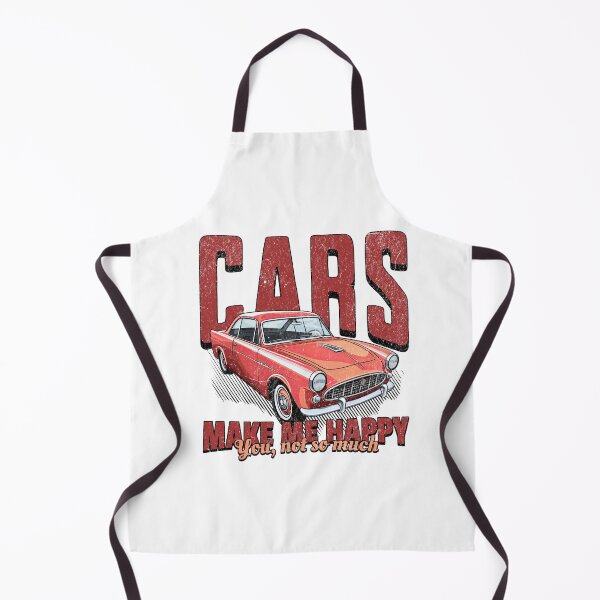 Item preview, Cars Make Me Happy Funny Classic Car Retro Design designed and sold by Skides04.