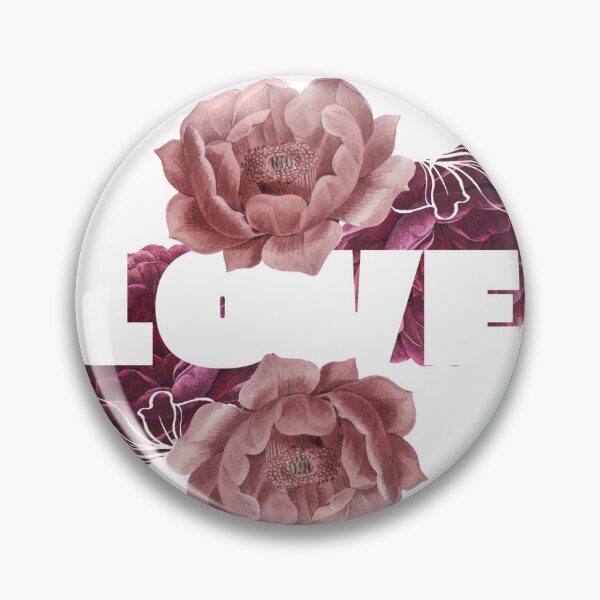 Item preview, Floral LOVE Typography — Romantic Flower Aesthetic Design designed and sold by Punjabink.