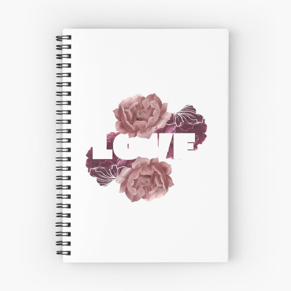 Item preview, Floral LOVE Typography — Romantic Flower Aesthetic Design designed and sold by Punjabink.