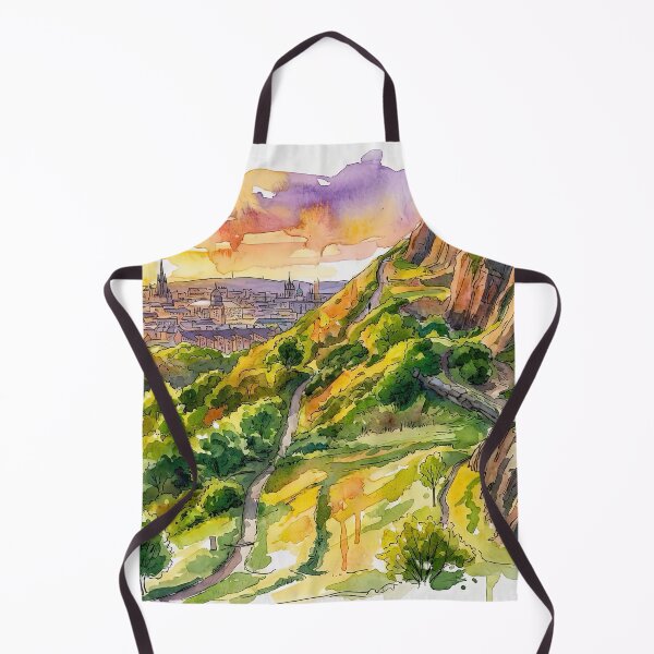 Item preview, Salisbury Crags, Edinburgh, Scotland Watercolour designed and sold by davidelder.