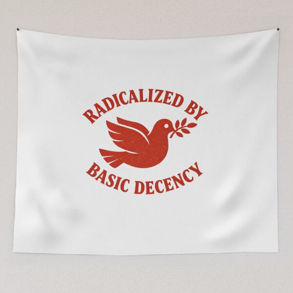 Item preview, Radicalized by Basic Decency – Vintage Peace Bird Badge designed and sold by ZayCreates.