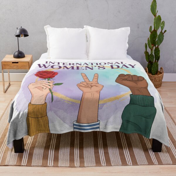 Item preview, International Women’s Day Unity Hands – Feminist Empowerment, Diversity & Equality Art designed and sold by Lu7u.