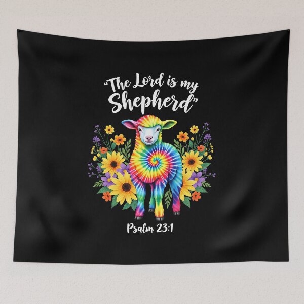 Item preview, The Lord is My Shepherd Sheep Easter Christian designed and sold by OlakunleOloroz.