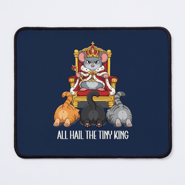 Item preview, Tiny King Cat Throne – All Hail the Mouse King designed and sold by Infinitee8hirts.