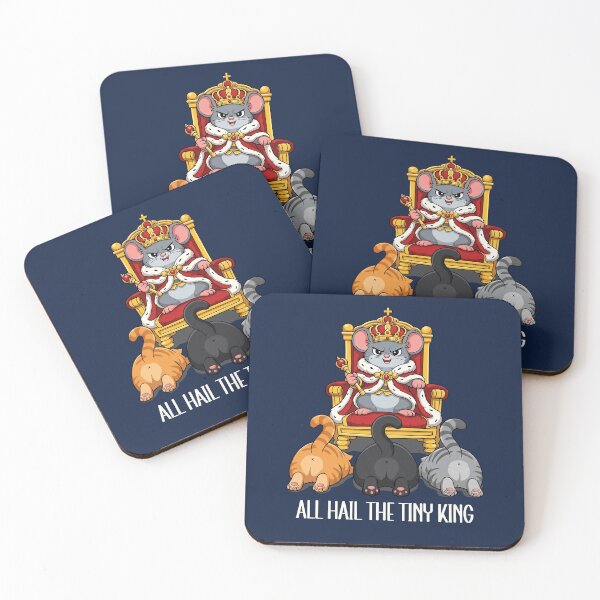 Item preview, Tiny King Cat Throne – All Hail the Mouse King designed and sold by Infinitee8hirts.