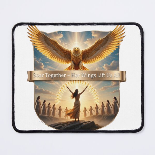 Item preview, Women's Strength Soaring Eagle Tee, Eagle Wings Rise Mug, Gift for Sister designed and sold by YMLux.