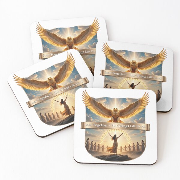 Item preview, Women's Strength Soaring Eagle Tee, Eagle Wings Rise Mug, Gift for Sister designed and sold by YMLux.