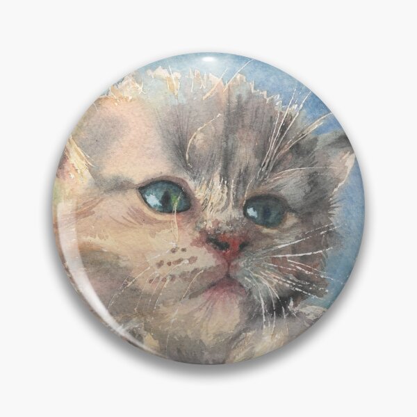 Item preview, Sweet Kitten painted with watercolour designed and sold by SoNataArt.