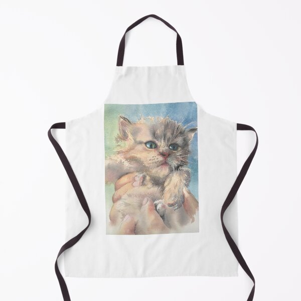Item preview, Sweet Kitten painted with watercolour designed and sold by SoNataArt.