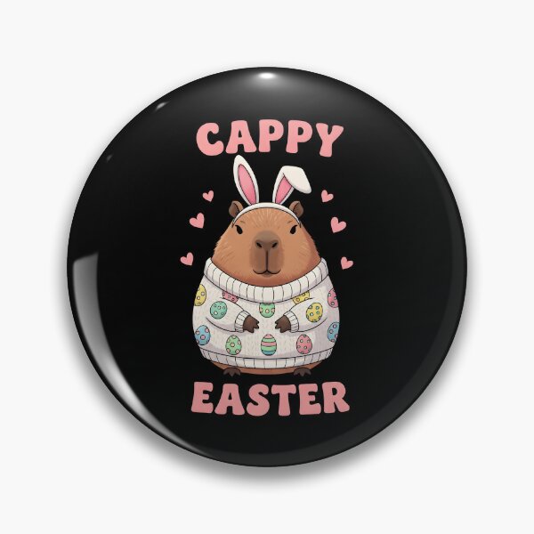 Item preview, Funny Cappy Easter Capybara Meme Happy Easter Day designed and sold by OlakunleOloroz.