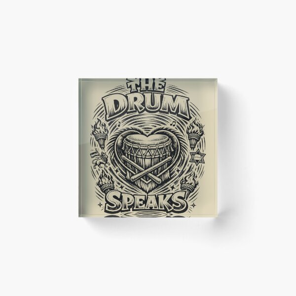 Item preview, The Drum Speaks designed and sold by SavvyEarth.