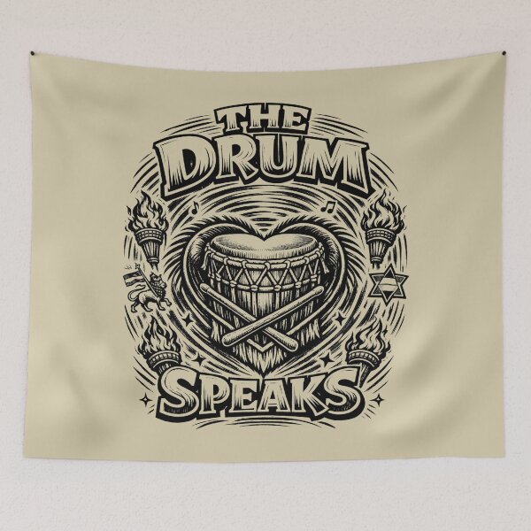 Item preview, The Drum Speaks designed and sold by SavvyEarth.