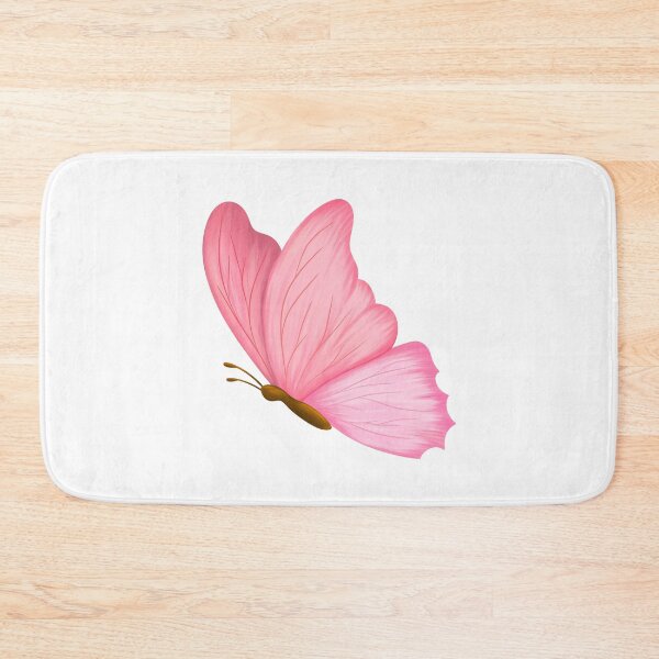 Item preview, Cute pink butterfly drawn digitally on tablet. designed and sold by ArtTinulyaOk.