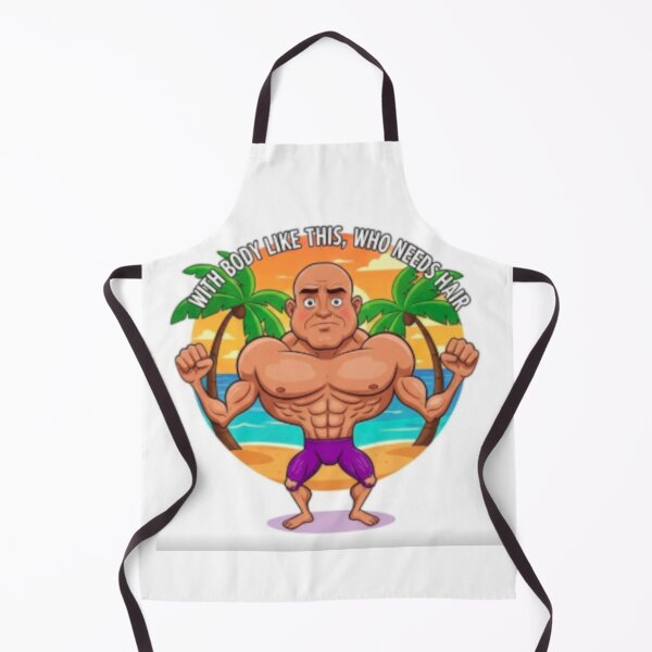 Item preview, Bald bodybuilder designed and sold by AP Design Images.