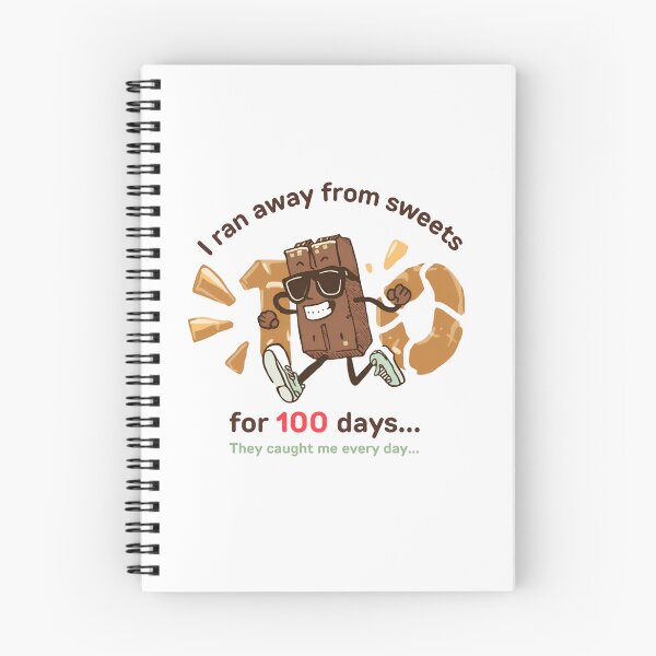 Item preview, I Ran Away From Sweets for 100 Days – Funny Diet Humor Shirt designed and sold by GigaFactory.