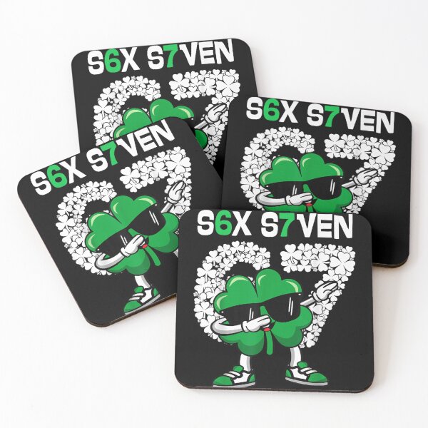 Item preview, Cool Shamrock Dabbing Lucky Six Seven St Patricks Day Kids Gift designed and sold by JolinChinn.