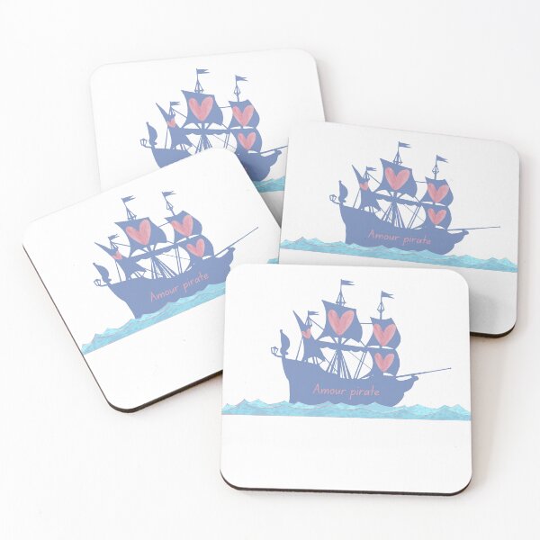Item preview, Amour pirate graphic designed and sold by lindseyjoreen.
