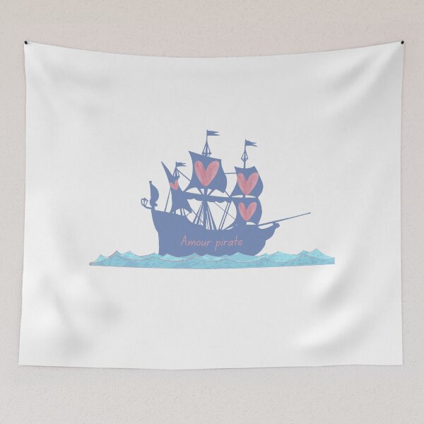 Item preview, Amour pirate graphic designed and sold by lindseyjoreen.
