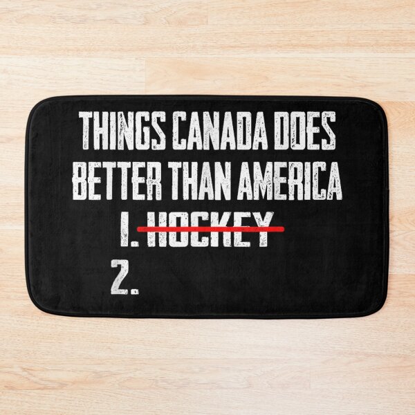 Item preview, Things Canada Does Better Than America Funny Ice Hockey Sports Meme designed and sold by JolinChinn.