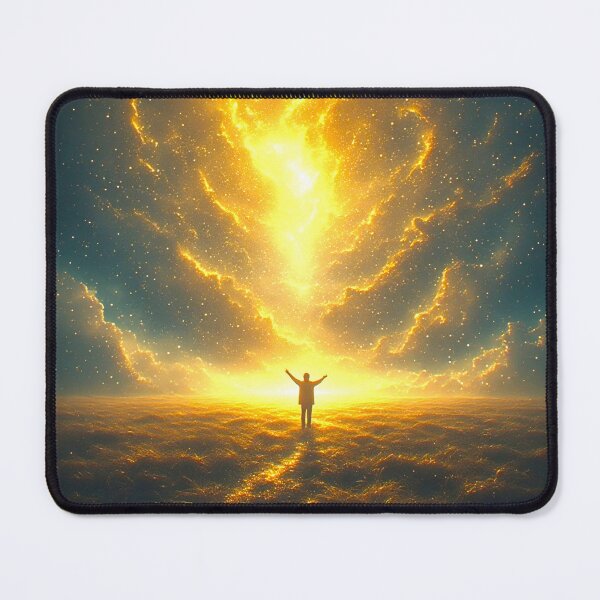 Item preview, Cinematic Art: A Wanderer Amidst Golden Aura 5 designed and sold by Gryfonarts.