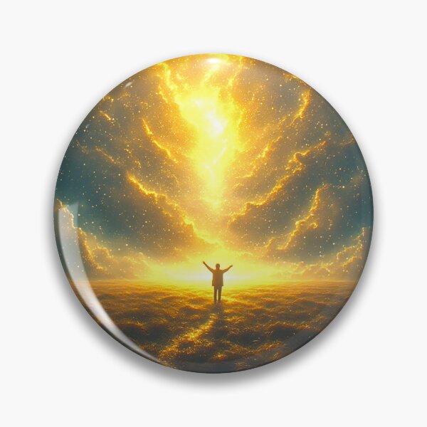 Item preview, Cinematic Art: A Wanderer Amidst Golden Aura 5 designed and sold by Gryfonarts.