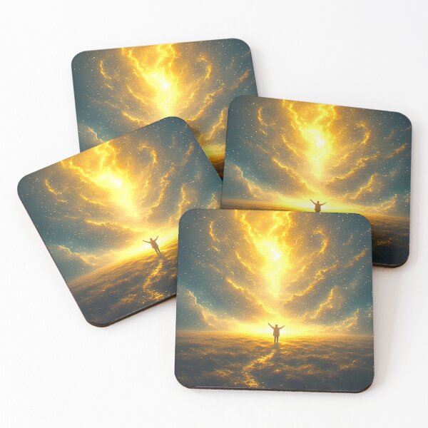 Item preview, Cinematic Art: A Wanderer Amidst Golden Aura 5 designed and sold by Gryfonarts.