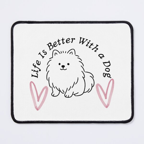 Item preview, Life Is Better With a Dog – Minimal Aesthetic Dog Lover Quote Design designed and sold by SWETA HALDER.