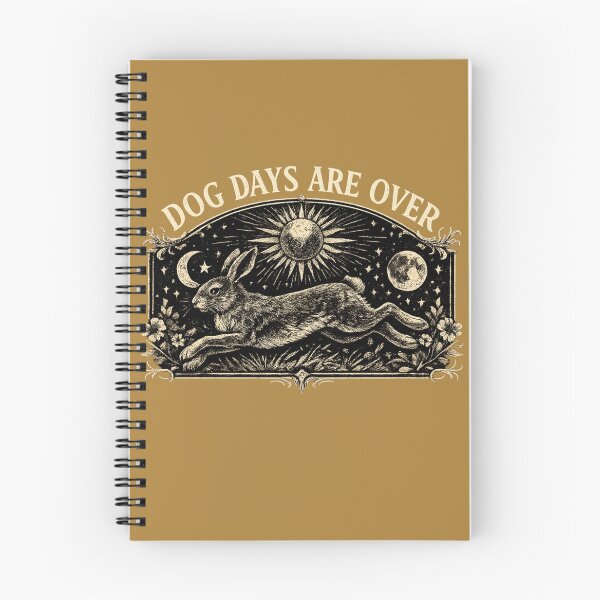 Item preview, Dog Days Are Over Shirt – Vintage Running Hare Celestial Art – Witchy Indie Rock Aesthetic – Gothic Tarot Style Tee designed and sold by From Cyryl with Love.