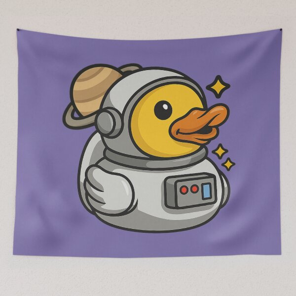 Item preview, Cosmic Duck - Journey Into The Unknown designed and sold by iamdesigns14.