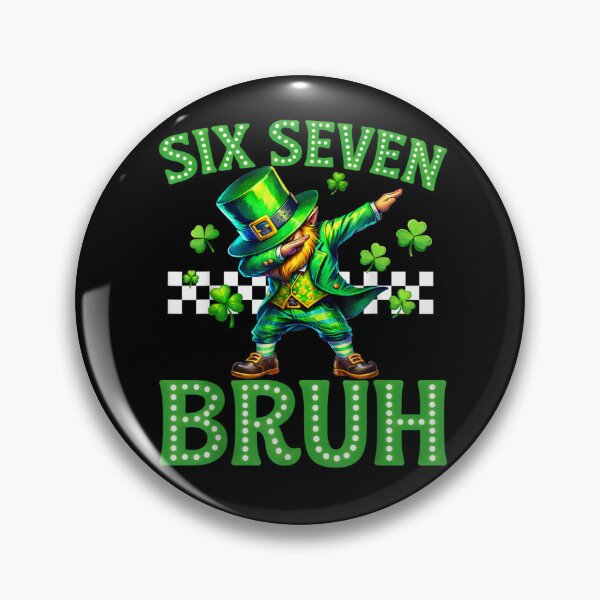 Item preview, Six Seven Bruh Dabbing Leprechaun Funny St Patricks Day Irish Boy designed and sold by JolinChinn.