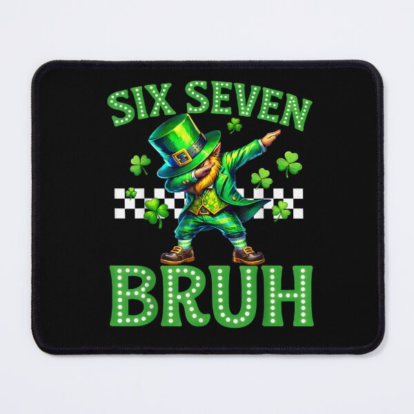 Item preview, Six Seven Bruh Dabbing Leprechaun Funny St Patricks Day Irish Boy designed and sold by JolinChinn.